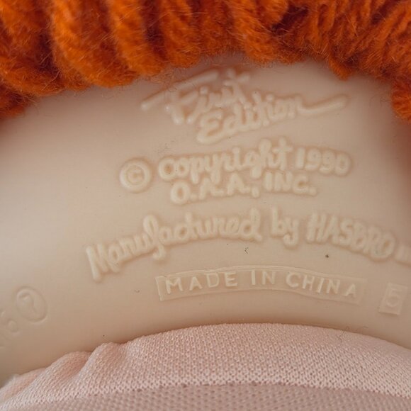 VTG 1990 Cabbage Patch Kid Designer Line Red hair/Green eyes & Freckles EUC - Picture 6 of 9